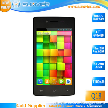 4 Inch Android 4.2.2 Dual Camera Mtk6572 Smart Phone